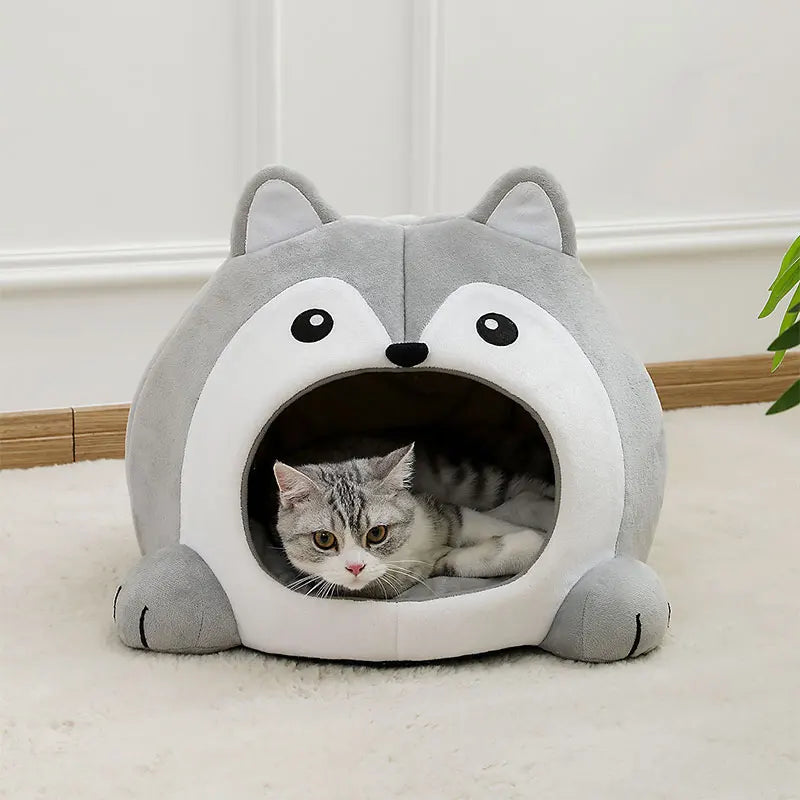 😺🛏️ Soft Cat & Dog Bed Cozy Basket & Lounger