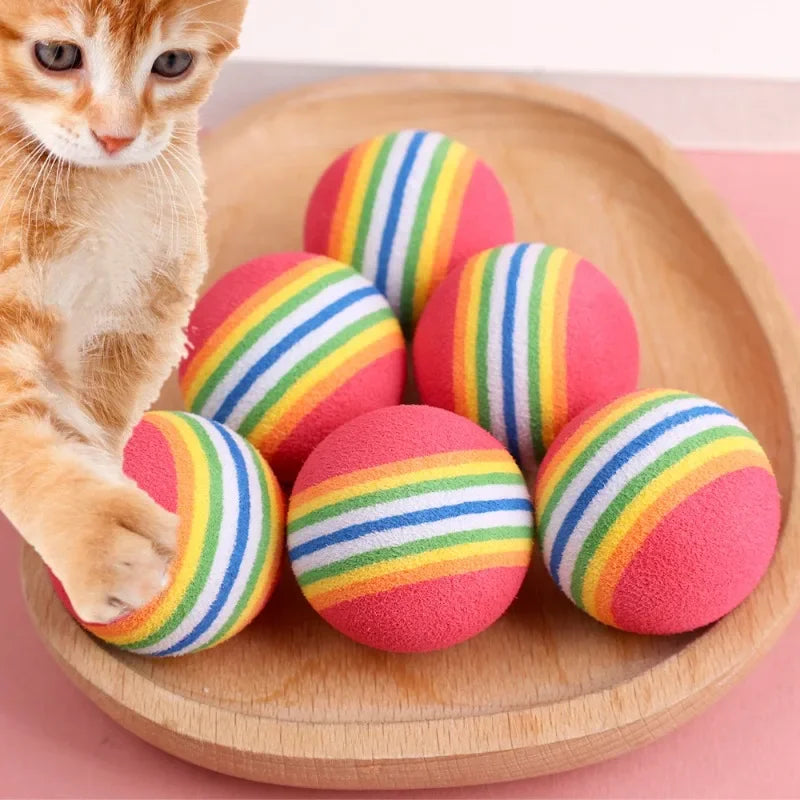 🌈 Pet Toy Balls 🎾🐾 Interactive Play for Cats & Dogs