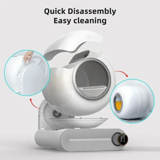 😺🧹 Tonepie 65L Smart Cat Litter Box Self-Cleaning & Fully Enclosed