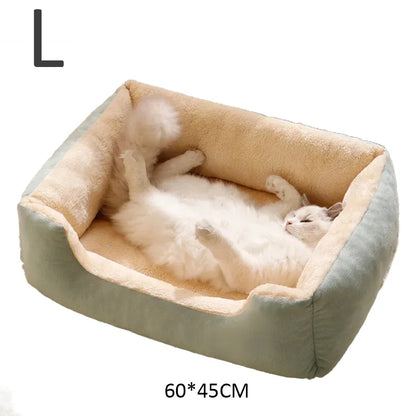 🐾 Cozy Pet Bed 🛏️  Soft Cushion House for Cats & Dogs
