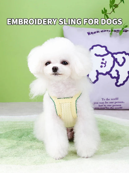 ☀️🐶 Summer Pet Vest Thin Strap Breathable Clothes for Small Dogs & Cats