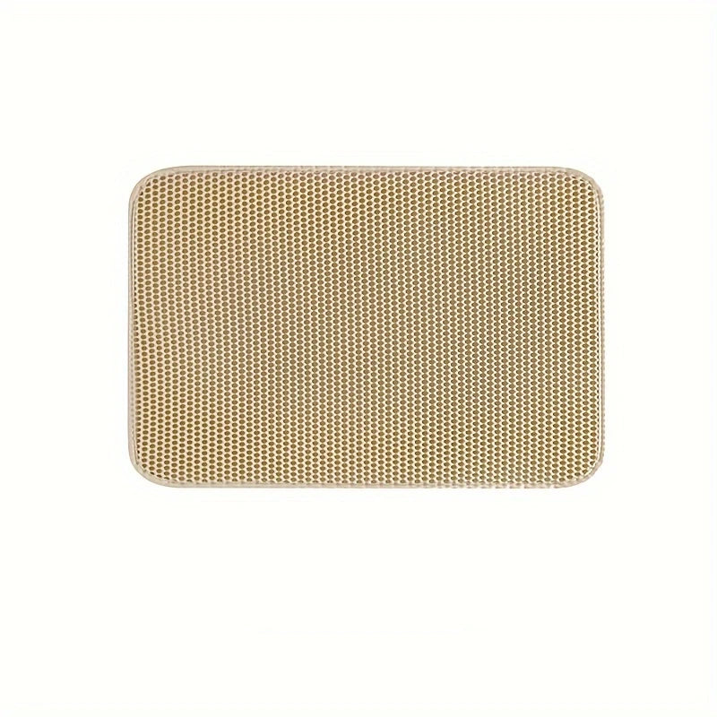 🐾 Large Cat Litter Mat Honeycomb Waterproof Design
