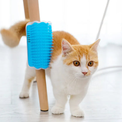 😺🐾 Cat Wall Corner Scratcher Self-Grooming Massager