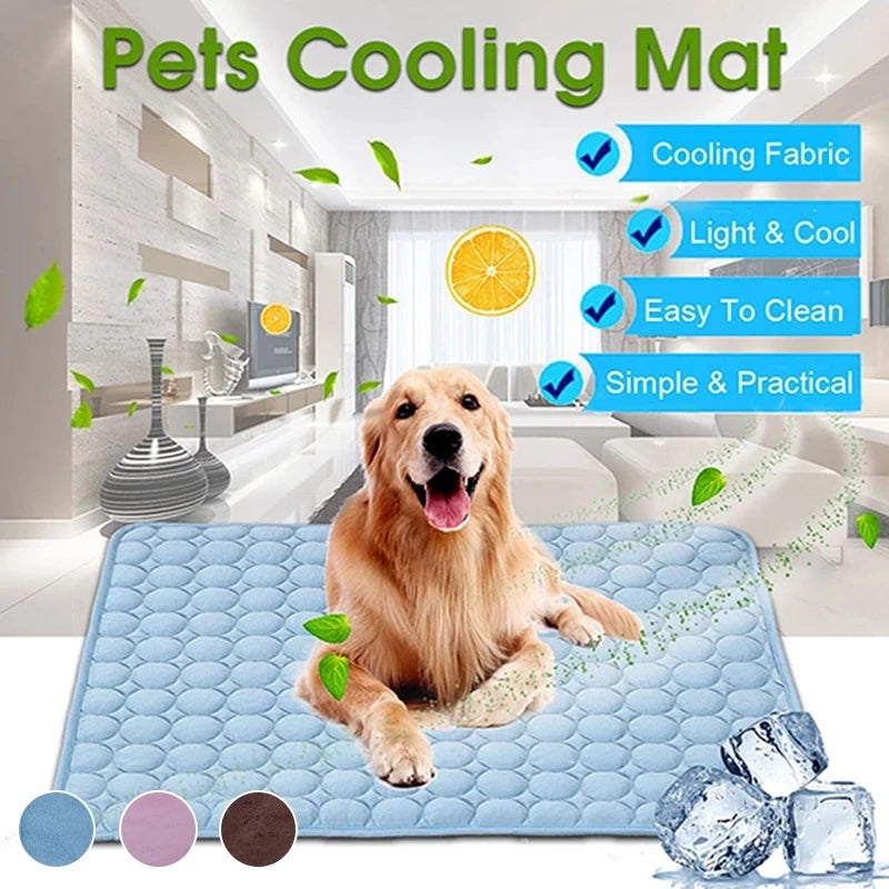 ❄️🐶 Cooling Pet Mat Breathable Summer Pad for Dogs & Cats
