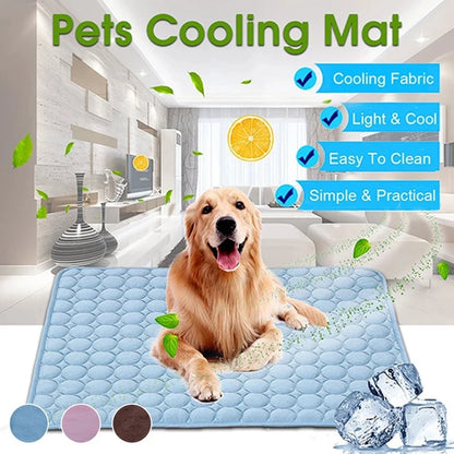 ❄️🐶 Cooling Pet Mat Breathable Summer Pad for Dogs & Cats