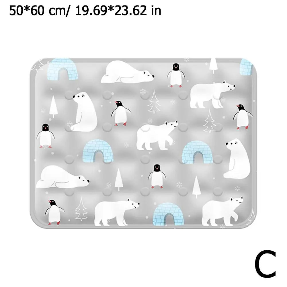 ❄️🐾 Summer Cooling Pad Ice Gel Bed for Cats & Dogs