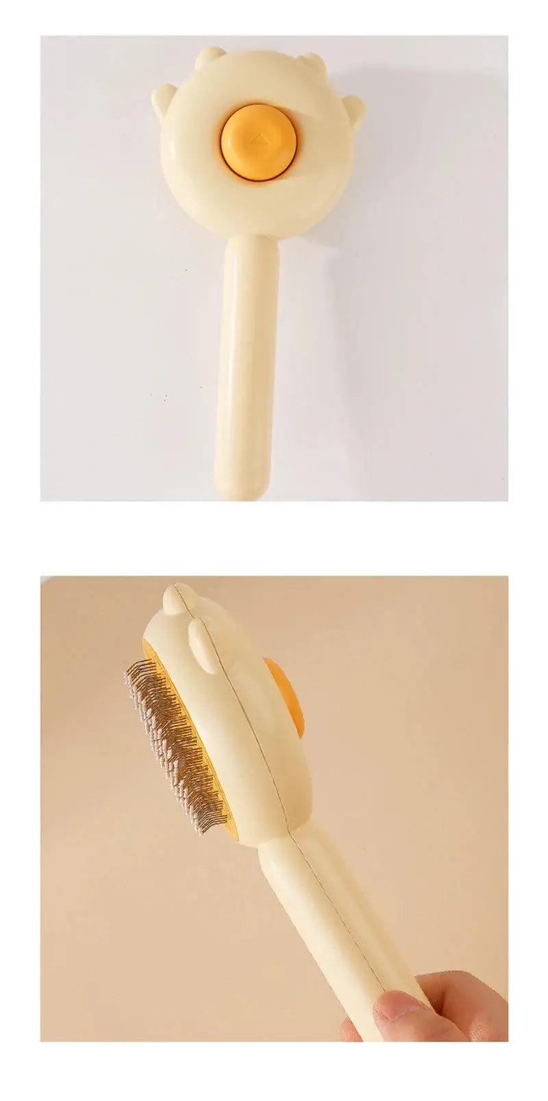 😺🐶 Pet Grooming Comb ✨🖐️ Massage & Cleaning Brush for Cats & Dogs