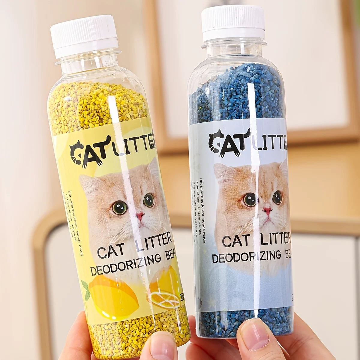 😺🌸 Cat Litter Deodorizing Beads Odor Control & Fresh Home