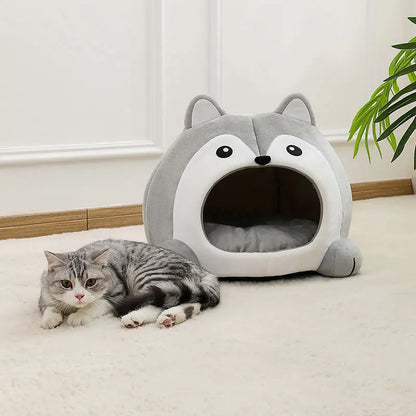 😺🛏️ Soft Cat & Dog Bed Cozy Basket & Lounger
