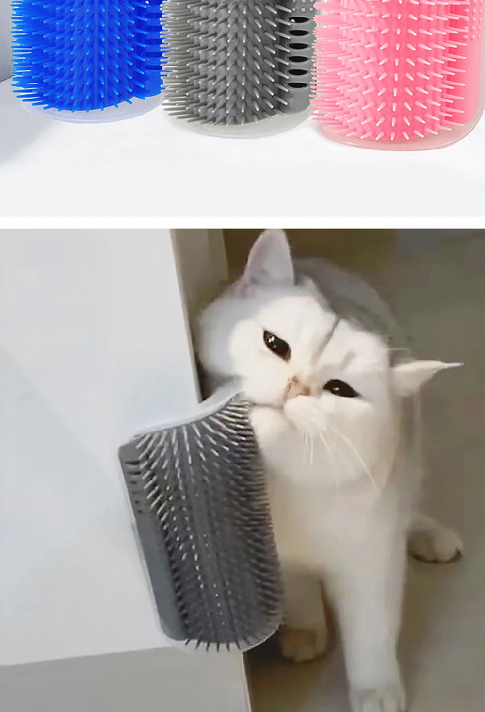 🐾✨ Cat & Dog Grooming Massager Hair Remover Brush