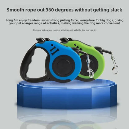🐾 Durable Retractable Dog & Cat Leash 3m/5m Nylon Lead