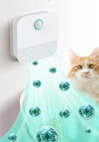😺 Smart Cat Litter Deodorizer 🌬️✨ Odor Purifier for Pets