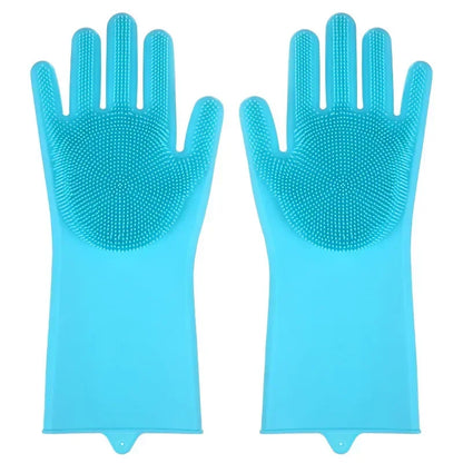 🧤🐾 Pet Grooming & Bathing Gloves Hair Removal & Massage