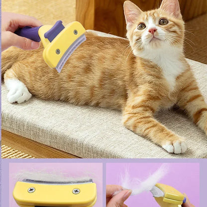 🐾 Pet Grooming Combs Hair Remover & Detachable Trimmer Attachments