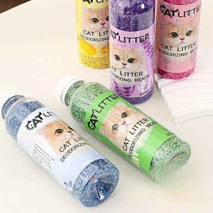 😺🌸 Cat Litter Deodorizing Beads Odor Control & Fresh Home