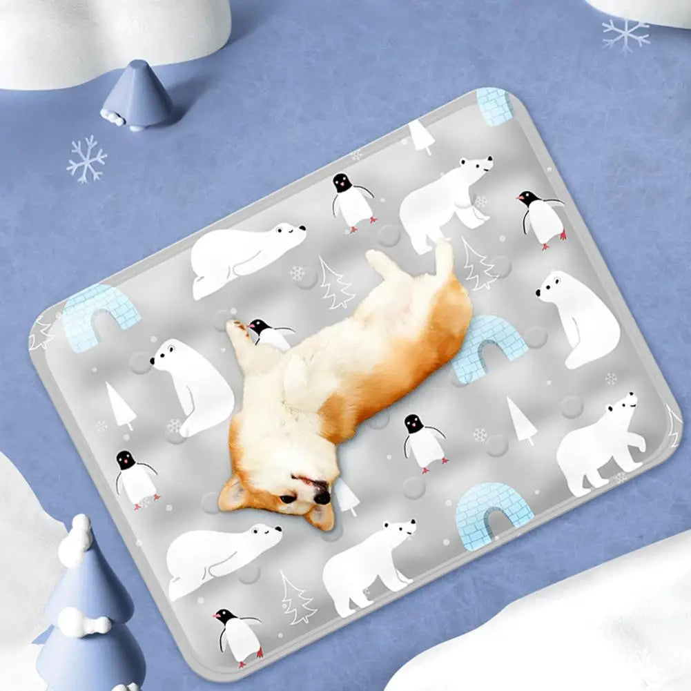 ❄️🐾 Summer Cooling Pad Ice Gel Bed for Cats & Dogs