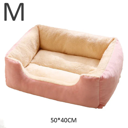 🐾 Cozy Pet Bed 🛏️  Soft Cushion House for Cats & Dogs