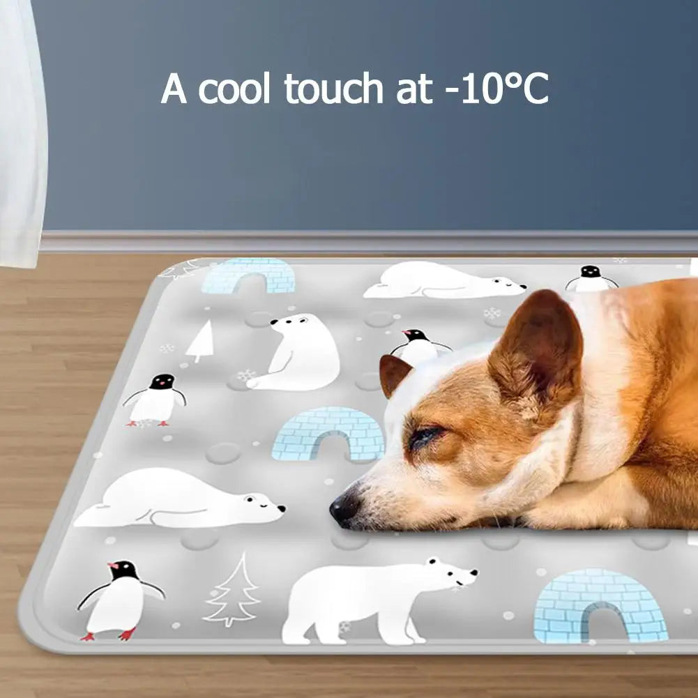 ❄️🐾 Summer Cooling Pad Ice Gel Bed for Cats & Dogs