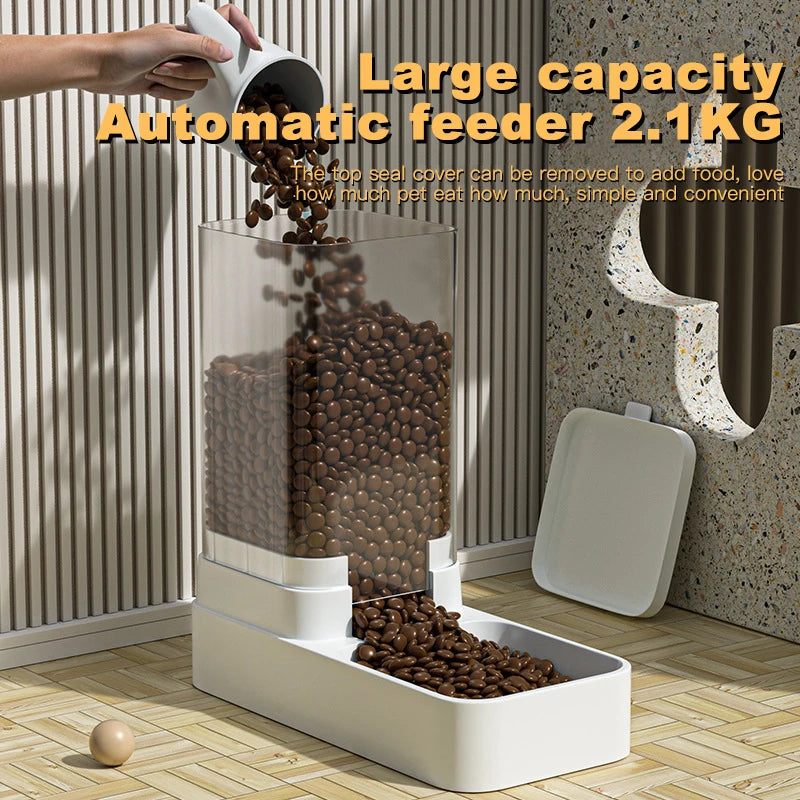 😺🐾 Automatic Cat & Dog Feeder Food & Water Dispenser