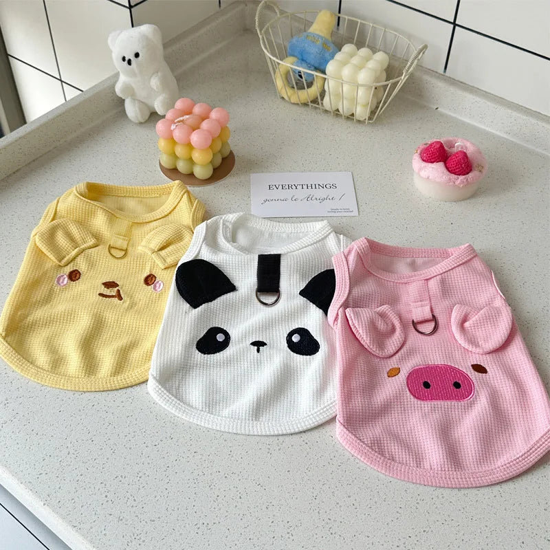 👕🐶 Summer Dog & Cat Vest Breathable Puppy Clothes