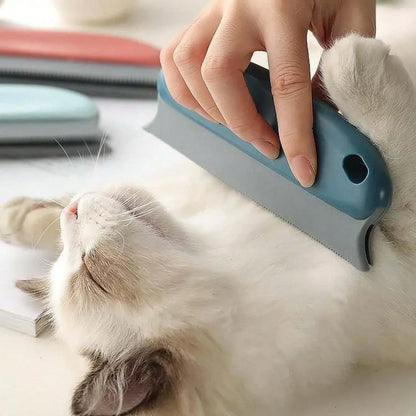🐾 Pet Hair Remover Brush Gentle Grooming for Cats & Dogs