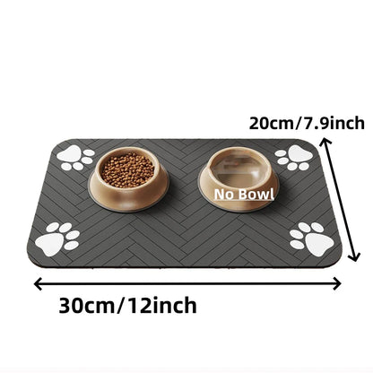 🐾 Pet Feeding Mat 🧼💧 Absorbent & Waterproof Placemat
