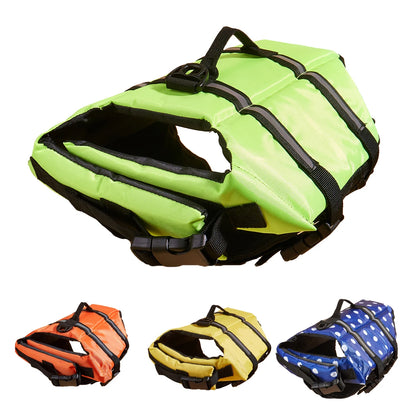 🦺🐶 Reflective Dog Life Jacket Adjustable Swim Vest for Large Dogs
