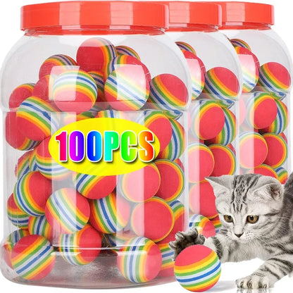 🌈 Pet Toy Balls 🎾🐾 Interactive Play for Cats & Dogs