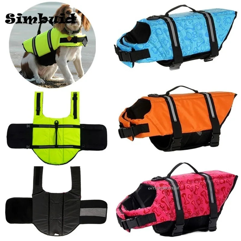 🦺🐶 Dog Life Jacket 🌊  Reflective, Safe & Adjustable Swim Vest
