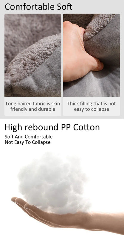 🐾 Cozy Pet Bed 🛏️  Soft Cushion House for Cats & Dogs