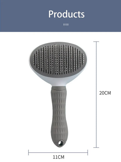 🐾 Pet Hair Brush & Comb Grooming Tool for Cats & Dogs