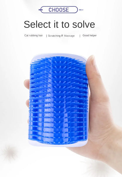 😺🐾 Cat Wall Corner Scratcher Self-Grooming Massager
