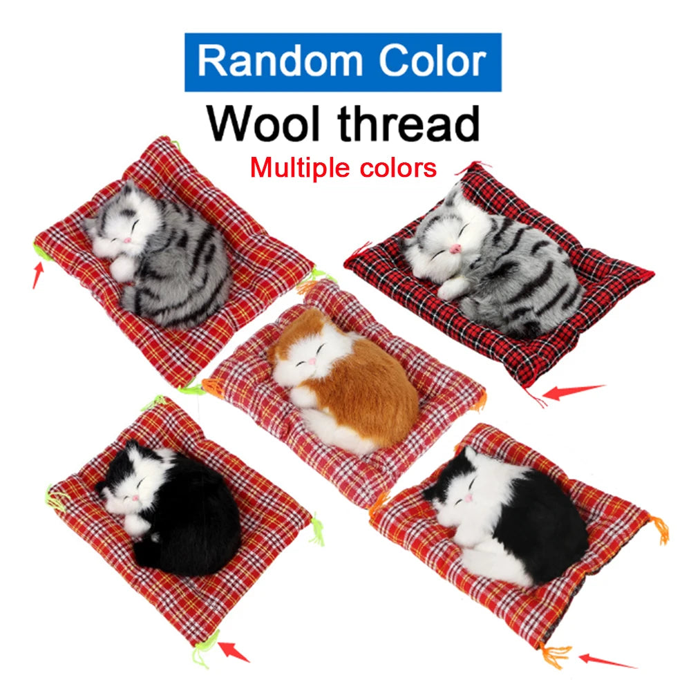 😺🧸 Plush Kitten Doll Cute Car & Home Decoration