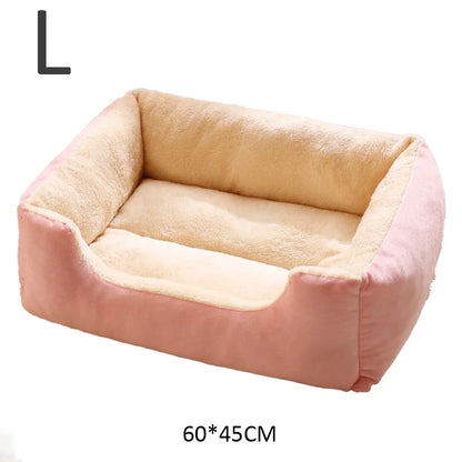 🐾 Cozy Pet Bed 🛏️  Soft Cushion House for Cats & Dogs