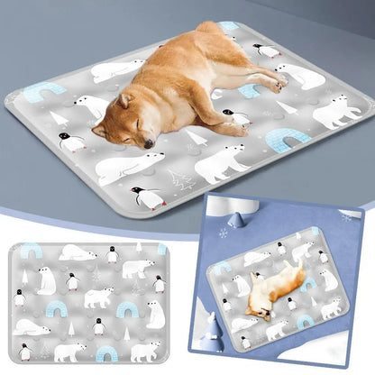❄️🐾 Summer Cooling Pad Ice Gel Bed for Cats & Dogs