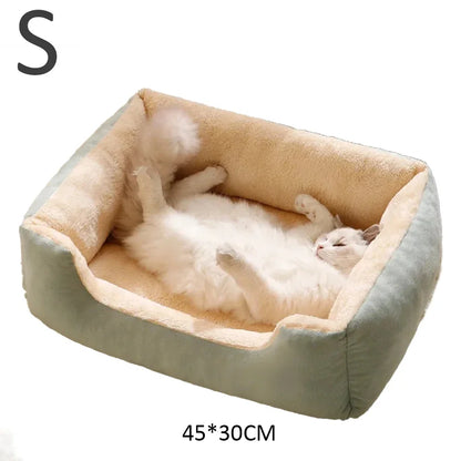 🐾 Cozy Pet Bed 🛏️  Soft Cushion House for Cats & Dogs