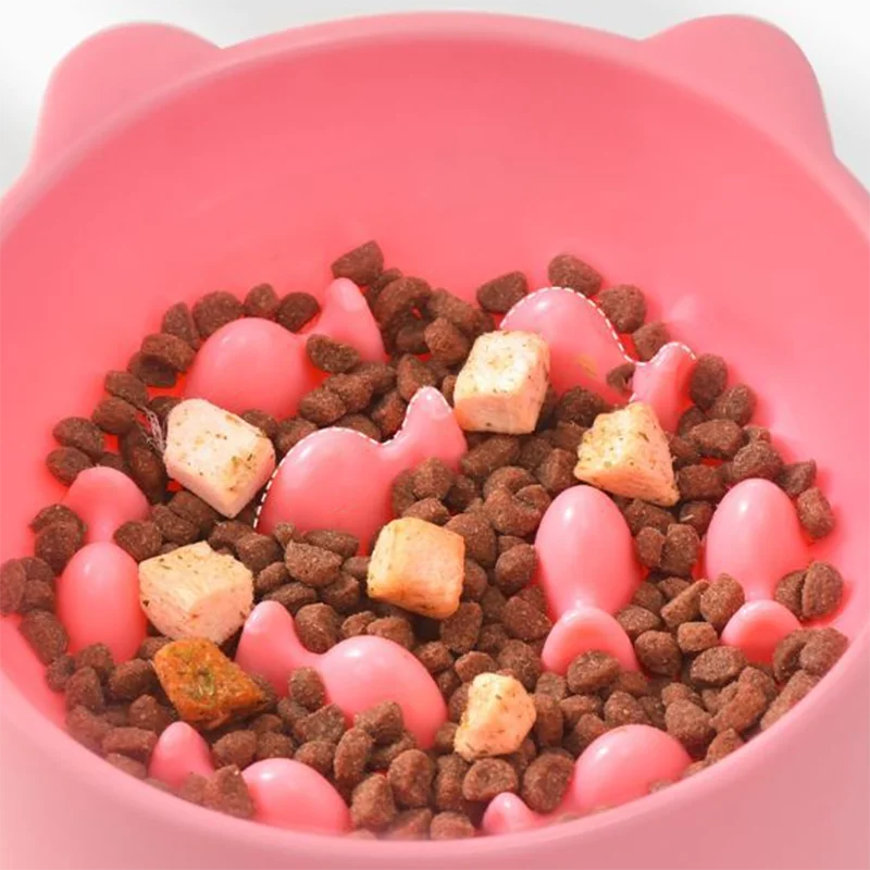 🐶🐱 Slow Feeder Bowl 🍲✨ Anti-Choking Pet Feeding Dish