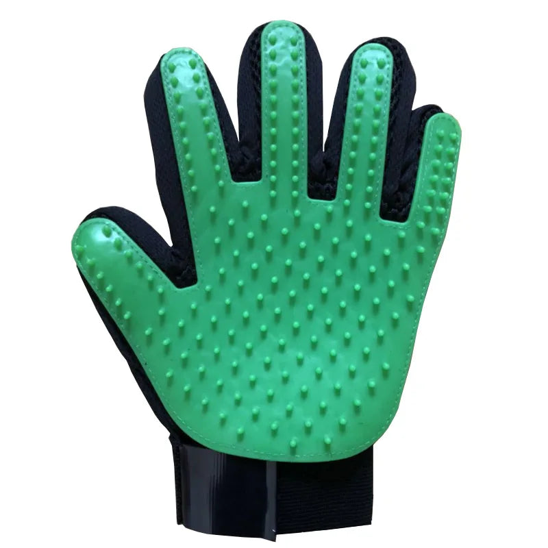 🧤🐾 Pet Hair Removal Gloves Grooming & Massage for Cats & Dogs
