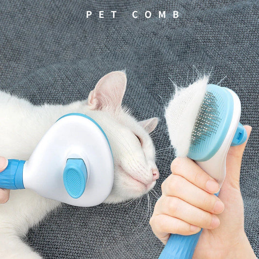 🐾 Pet Grooming Brush & Comb ✨ For Cats & Dogs (Long Hair Care)