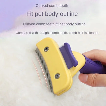 🐾 Pet Grooming Combs Hair Remover & Detachable Trimmer Attachments