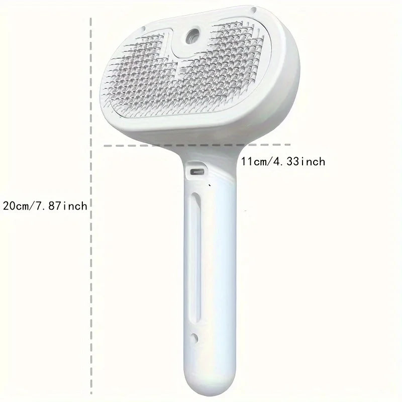 💦🐾 Pet Spray Comb Grooming & Hair Remover Brush for Cats & Dogs