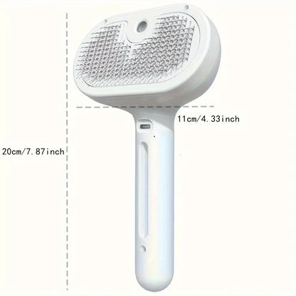 💦🐾 Pet Spray Comb Grooming & Hair Remover Brush for Cats & Dogs