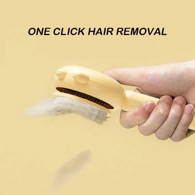 😺🐶 Pet Grooming Comb ✨🖐️ Massage & Cleaning Brush for Cats & Dogs
