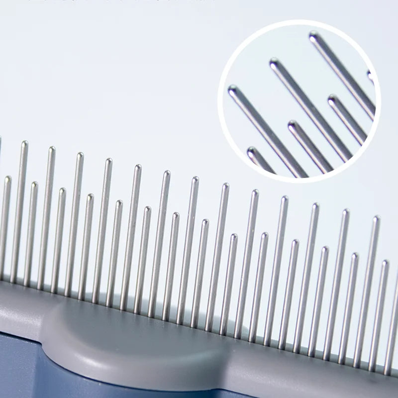 😺🐾 Cat Grooming Brush Hair Removal & Massage Comb