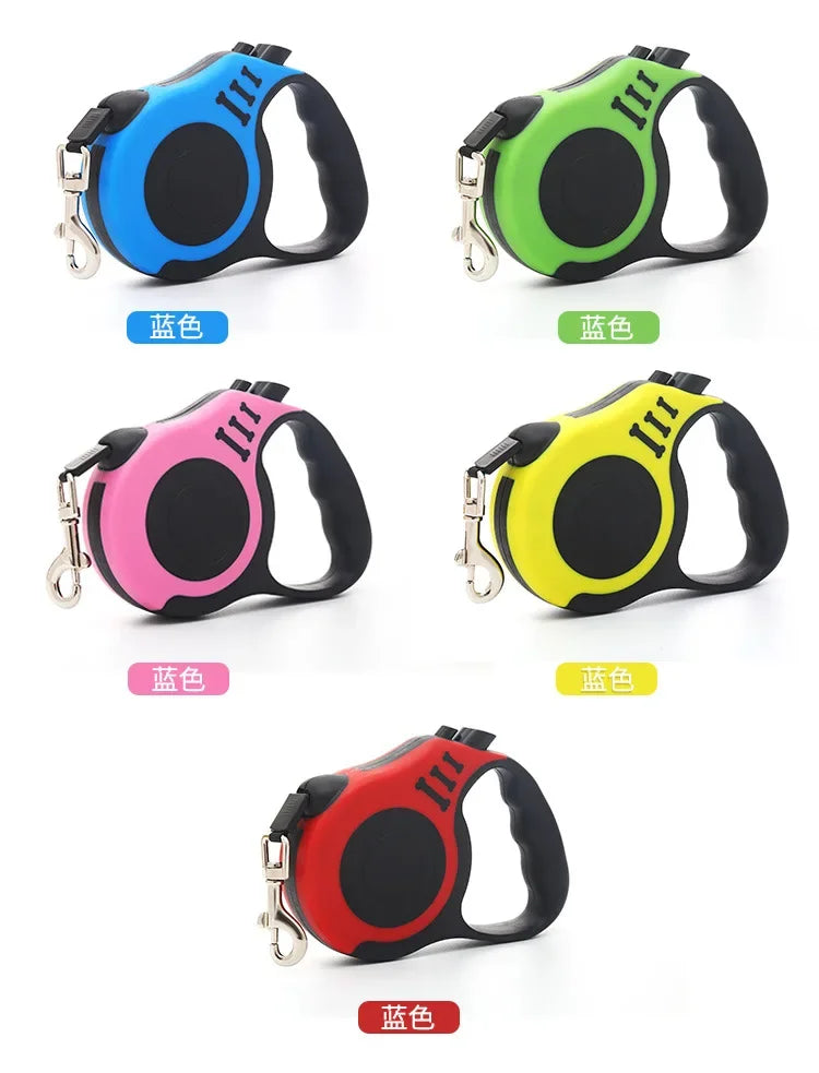 🐾 Durable Retractable Dog & Cat Leash 3m/5m Nylon Lead