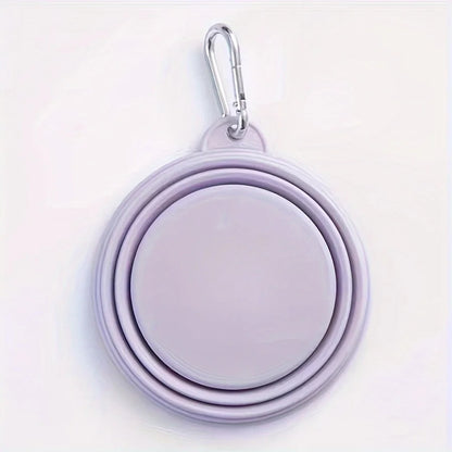 🐾 Foldable Pet Bowl 🧳💧 Portable Silicone Travel Feeder