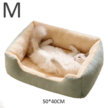 🐾 Cozy Pet Bed 🛏️  Soft Cushion House for Cats & Dogs