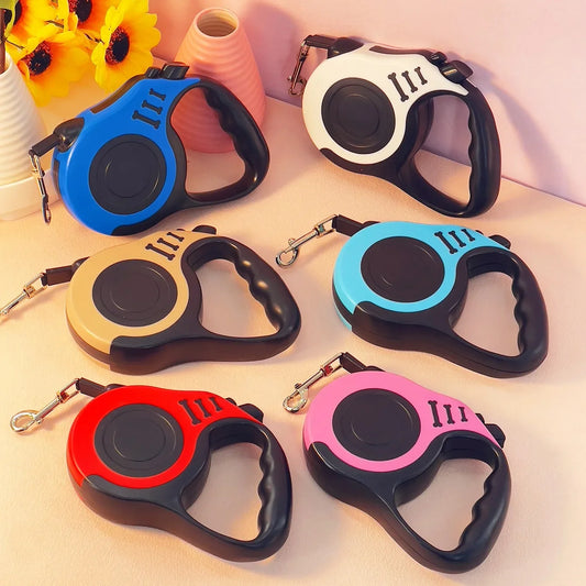 🐾 Durable Retractable Dog & Cat Leash 3m/5m Nylon Lead