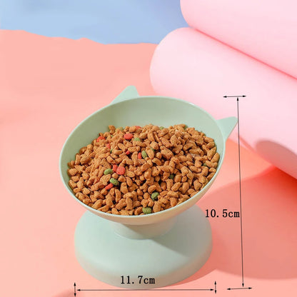 🍲🐾 Tilted Pet Bowl Anti-Choke & Neck Protector for Cats & Dogs