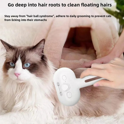💦🐾 Pet Spray Comb Grooming & Hair Remover Brush for Cats & Dogs
